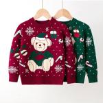 Christmas Cold Season Baby Knitted Sweaters Pullover Children Jumper Warm Knit
