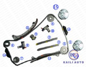 Quality TOYOTA 4Runner FJ Cruiser VVT Timing Chain 13506-31010 174L 13550-31010 wholesale
