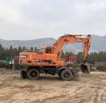 Original Color Used Doosan DH210W-7 Wheel Excavator In Good Condition/Used