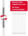 Nylon Dryer Vent Cleaner Kit 0.7KG 20 Feet Dryer Lint Brush