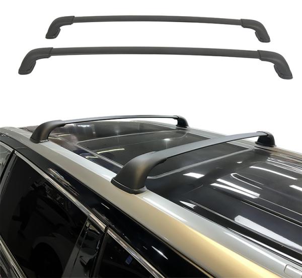 Black Silver Aluminum Alloy Lockable Universal Cross Bar Rails For SUV Pickup