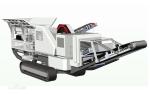 Tracked Crawler Mobile Stone Crusher Machine , Stone Impact Crusher Station
