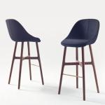 108cm Wooden Leg Bar Height Chairs