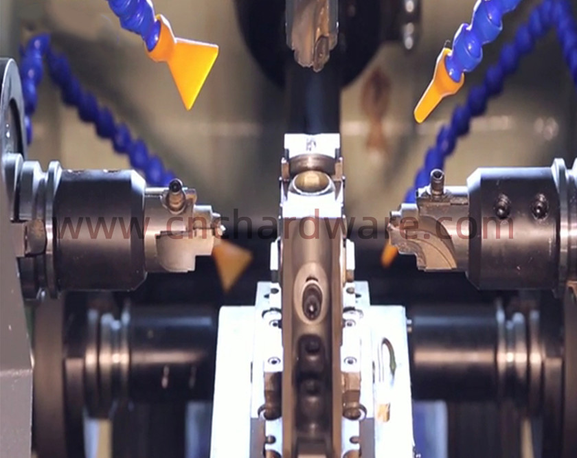 8 Station 12 Spindles Vertical Rotary Transfer Machine For Brass Valves Machining