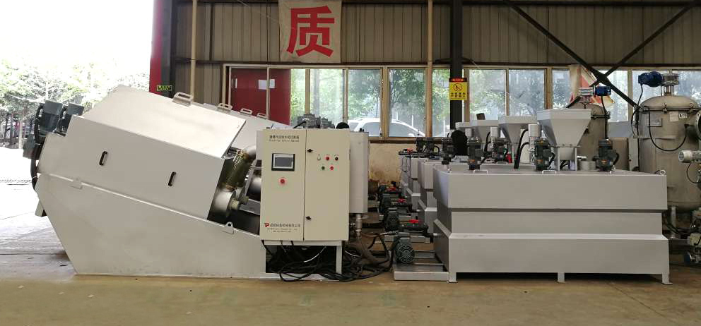 TPDL Wastewater Treatment Multi-Plate Screw Press for Stainless Steel 380V Dewatering