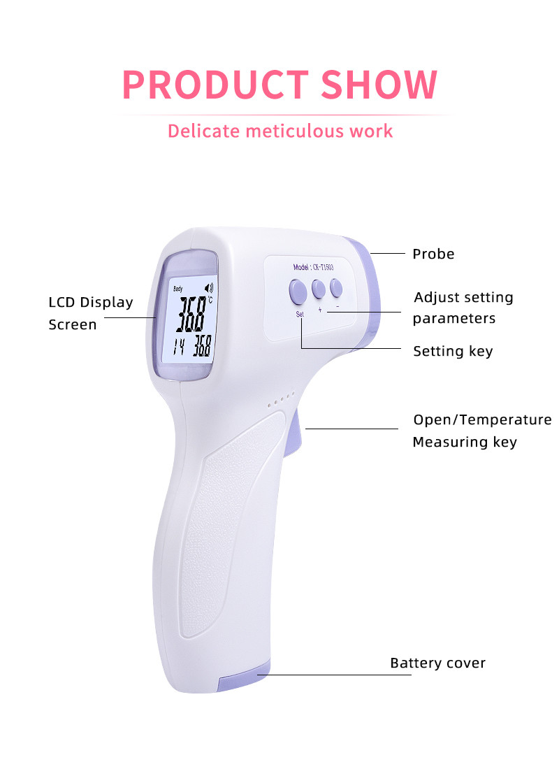 Professional Non Contact Infrared Thermometer With CE FDA Certificate