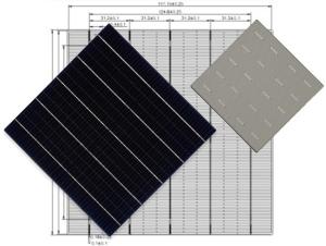 Quality 158.75X158.75mm 5BB Single Crystal Monocrystalline Silicon Solar Cells wholesale