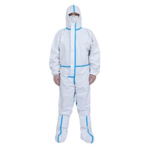 Quality Silicone Free Waterproof Disposable Overalls Optional Size Lightweight Breathable wholesale