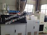 Plastic PVC stone powder imitation marble profiles production line with transfer