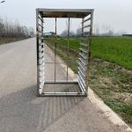 Bakery Bread Folding Cooling Tray Rack Trolley 304 Stainless Steel