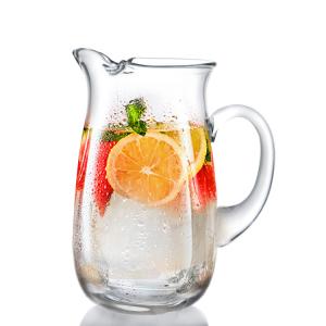 Quality Factory Wholesale High Quality Transparent Glass Picther Water Jar with Handle wholesale