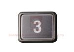 Dark Grey Elevator Push Button LED Illumination Touch Sense 3,000,000 Times