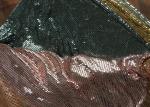 Elegant Sequin Mesh Fabric , Aluminum Flakes Connection Metal Mesh Fabric