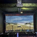 Annular ARC Screen Infrared Shooting Arcade Game Machine 400W