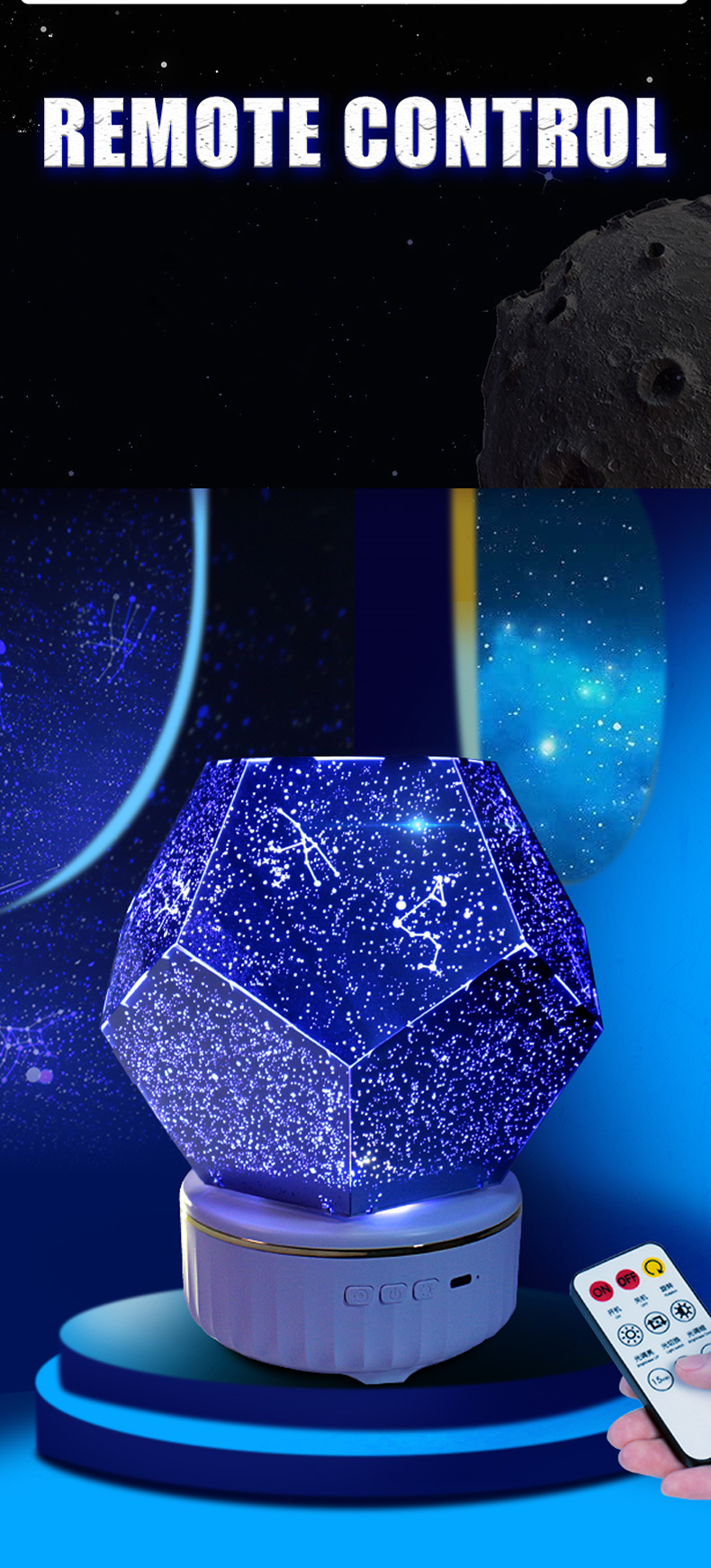 Planetarium Night Light projector Star Sky Lamp Home Decor DIY Constellations Playshion Stars Plus Projector Lamp