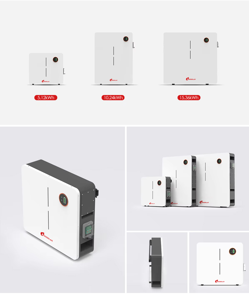 RS232 Communication Port 48V 100Ah 200Ah 3.2V Pack 16 String Power Wall Lifepo4 Battery Solar Energy System