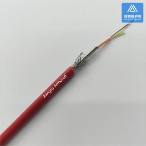 Quality 5.0mm 12 Core micro armor fiber optic cable Red LSZH Jacket FTTH wholesale