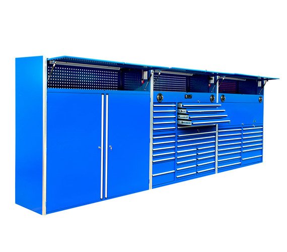 Cabinet Steel 48" Job Box for Workshop Durable Iron Heavy Duty Metal Storage Tool Box