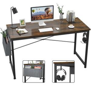 Quality 28inch height 47 Inch Computer Desk Home Office Study Desk With Storage Bag wholesale