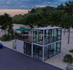 Outdoor Construction Site Prefabricated Modern Design Office Building with