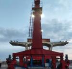 50t Mobile Gantry Hoist Durable Single Beam Girder Lifting Testing Lighting