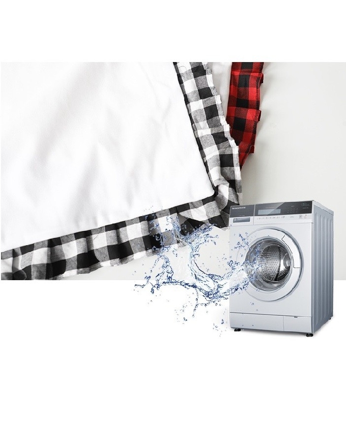 Sublimation Pillow Cover Blanks Heat Transfer Printed Plaid With Ruffled Lace
