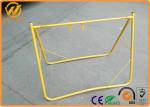 Engineering Grade Swing Pavement Sign , Reflective Portable Road Safety Warning