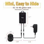 Silent Hygger Aquarium Wave Maker For 20 Gallon Tank