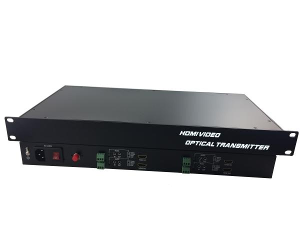 4 channel Uncompressed fiber optic extender up to 1920*1200p 60hz HDMI Video