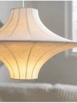 Modern Silk Led Pendant Lights For Living Room Nordic Wabi Sabi Light(WH-AP-579)