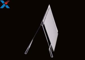 Quality 3mm V Shape Acrylic Display Sheet Clear Perspex Tabletop Sign Holders wholesale