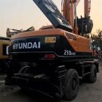 Used Hyundai 210W Wheel Excavator 21 Ton Robex 210 Excavadora R210W-9 in 2019