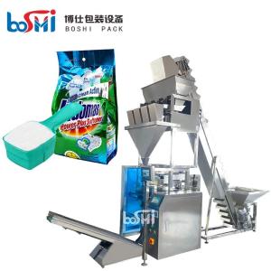 Quality Automatic Washing Powder Pouch Packing Machine With Wrapping Labeling Sealing wholesale