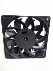 Quality 12025 Mining Machine Cooling Cross Flow Fans 4300rpm PET Frame / Blade Ball Bearing wholesale