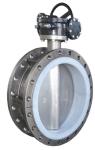 Split Body Flange Butterfly Valve Concentric Butterfly Valve RPTFE Seat