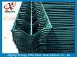 Low Carbon Steel Security Outdoor Galvanized Welded Wire Mesh Panels Dark Green