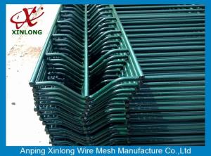 Quality Low Carbon Steel Security Outdoor Galvanized Welded Wire Mesh Panels Dark Green wholesale
