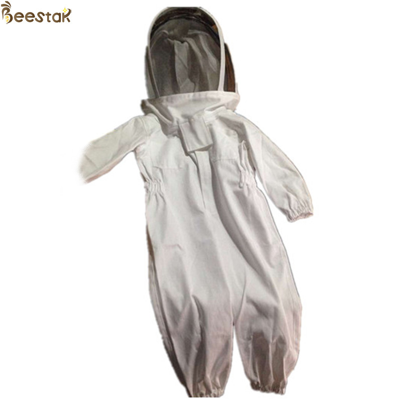 Terylene Honey Bee Protection Suit Kids Beekeeping Protective Clothing With Round Veil