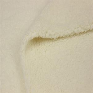 Quality sherpa 100 loader circular knitting knitted fleece blanket fabric wholesale