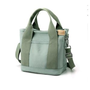 Quality Customized Logo Canvas Tole Handbag Summer Womens Beach Travel Bag wholesale