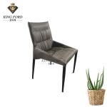 Antique Design Restaurant Comfy Leather Dining Chairs 7kgs