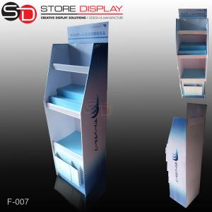 Quality PDQ floor display stand with shelves for promotion wholesale