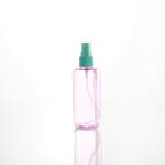 Transparent 100ml PET Clear Purple Square Spray Bottle
