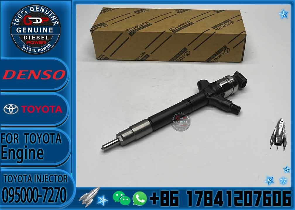 High Pressure Diesel Parts Nozzle 095000-7270 Common Rail Injector 095000 7270 0950007270 for Toyota