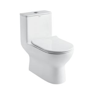 Quality Siphon Flush 1.1 Gpf Elongated Round One Piece Toilets D707×W370×H715mm wholesale