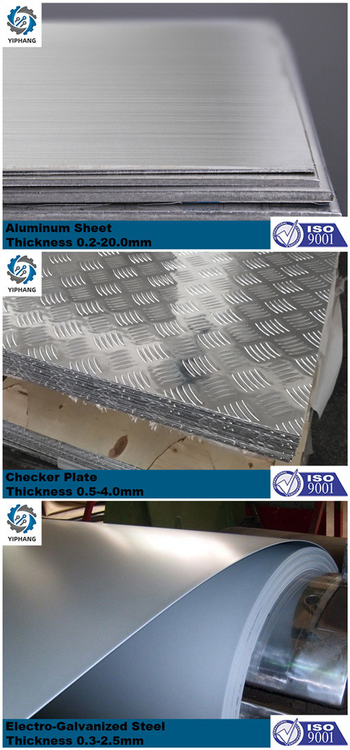 Stamped Bending Precision Sheet Metal Fabrication CNC Laser Cutting Galvanized Plate