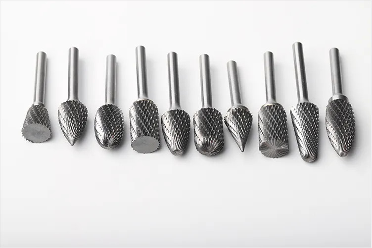 Cutting Tungsten Carbide Rotary File Solid Carbide Burr Set Grinding Metal Cutters