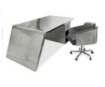 Retro Industrial Office Furniture Aviator Aluminum Airplane Wing Desk