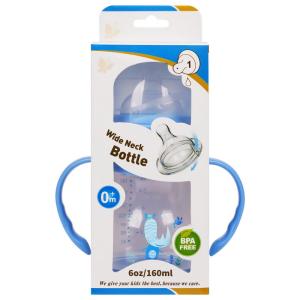 Quality BPA Free 6oz 160ml Wide Neck Arc Polypropylene Baby Bottles wholesale