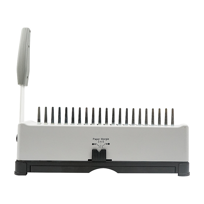 21 Holes Manual Notebook Bander With 14.3mm Hole Spacing 3*8mm